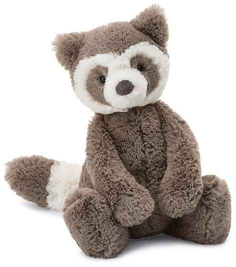 So cute! Jellycat Bashful Raccoon, 12" - Ages 0+   #ad #toy #raccoon #nursery #baby #childtoy Raccoon Stuffed Animal, Jellycat Bashful, Jellycat Stuffed Animals, Friends Adventures, Stuffed Animal Cat, Teddy Bear Stuffed Animal, Little Critter, Racoon, Cute Stuffed Animals