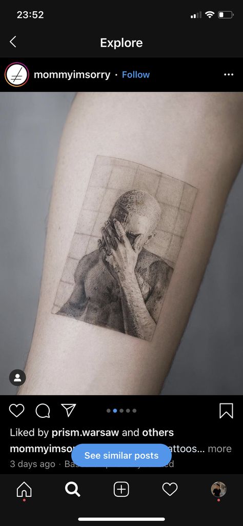 Self Control Tattoo, Frank Ocean Tattoo Ideas, Blond Tattoo, Control Tattoo, Ocean Tattoo Ideas, Frank Ocean Tattoo, Frank Ocean Blonde, Frank Ocean Blond, Blonde Tattoo