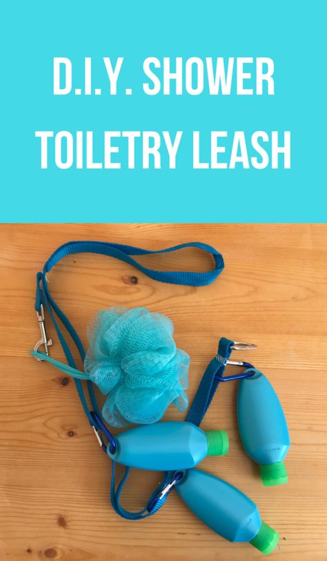 DIY Shower Leash for Campground Showers Survival Recipes, Zelt Camping, Shower Caddies, Camper Organization, Vintage Camper Remodel, Camping Hacks Diy, Camping Shower, Diy Shower, Tree Craft