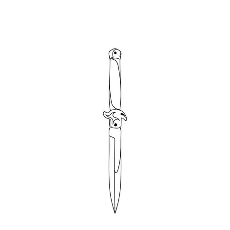 Small Knife Drawing, Fine Line Knife Tattoo, Switch Blade Tattoo, Stiletto Knife, Blade Tattoo, Rat Trap, Knife Drawing, Knife Tattoo, Tattoo Lettering Styles