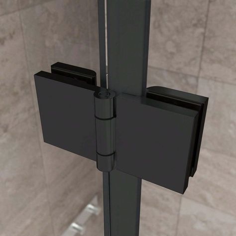 30" W X 72" H Frameless Bifold Shower Door, 1/4" (6mm) Clear SGCC Tempered Glass Shower Door, Pivot Swing Shower Glass Door In Matte Black Finish, Reversible Installation | SHEIN USA Black Tinted Shower Glass Doors, Black Frost Shower Door, Smoked Glass Shower Door, Black Hinged Shower Door, Glass Pivot Shower Door, Shower Glass Door, Bifold Shower Door, Glass Shower Door, Shower Glass