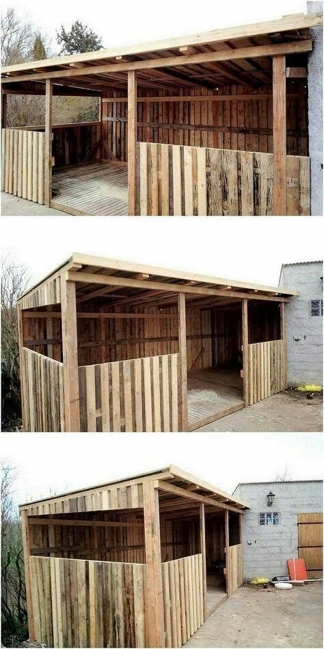 Outdoor Pallet Projects, Pallet Building, Pallet Shed, Pallet House, Pallet Designs, Into The Wood, Wooden Pallet Projects, Pallet Outdoor, Recycled Pallets