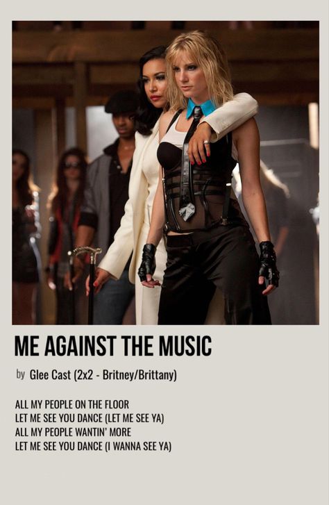 Me Against The Music, Musical Theatre Posters, Photoshop Poster Design, Glee Funny, Song Posters, Theatre Posters, Song Covers, Comic Poster, Polaroid Poster