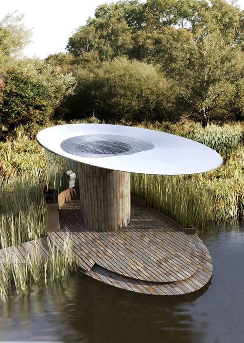 Water Pavilion, Water Architecture, World Landscape, Landscape Structure, Pavilion Design, Garden Pavilion, Landscape Elements, Zaha Hadid Architects, Landscape Architecture Design