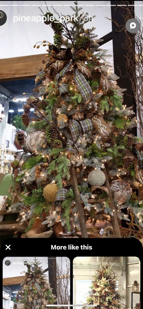 Hunting Christmas Tree, Woodland Critter Christmas, Camp Christmas, Woodland Critters, Hunting Camp, Christmas Winter, Holiday Ideas, Hunting, Christmas Tree