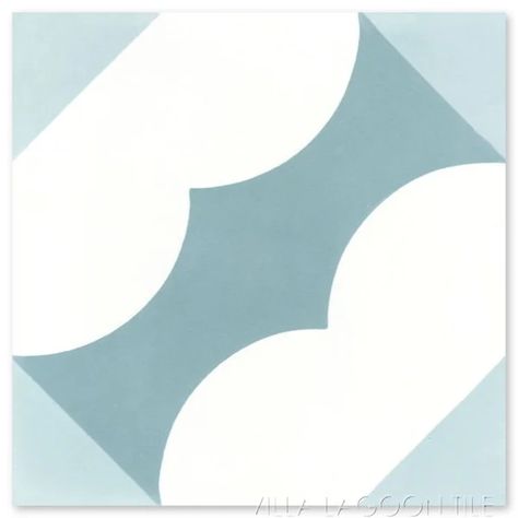 Katie 8" x 8" Cement Patterned Wall & Floor Tile Villa Lagoon Tile, Patterned Tile, Patterned Wall, Bath Tiles, Tile Saw, Accent Tile, Wedding Registry, Guest Bath, Home Improvement Products