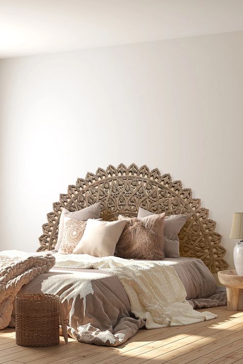 Boho Master Bed Chic, Modern Boho Bedroom Overstock, Boho Chic King Bed, Lombok Bed Anthropologie, Wall Art Over Bed Bohemian, Boho Master Bed Classy, Boho Master Bed Modern, Modern Boho Chic Bed, Boho Divan Bed