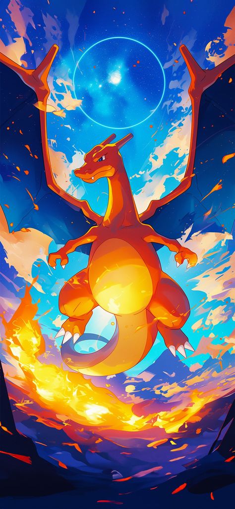 Mega Charizard X Wallpaper, Greninja Wallpaper, Charizard Wallpaper, Pokemon Illustration, Shiny Charizard, Pokemon Chart, Diy Crafts Pencil Case, Charizard Art, Pokemon Full Art