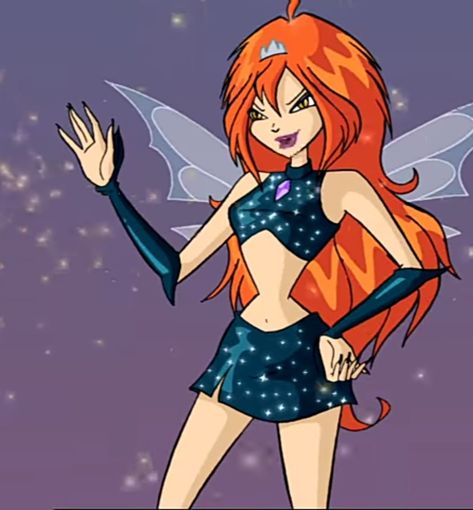 Dark Bloom Winx Cosplay, Dark Costumes, Bloom Winx, 00s Style, 2000s Cartoons, Girls Are Awesome, Klub Winx, Bloom Winx Club, Female Cartoon