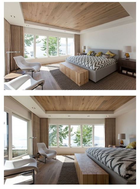 Bedroom Wood Ceiling, Pvc Ceiling Design Bedroom, Wood Ceiling Bedroom, Wooden Ceiling Design, Wood Plank Ceiling, Pvc Ceiling Design, Interior Ceiling Design, Japandi Design, Ceiling Design Living Room