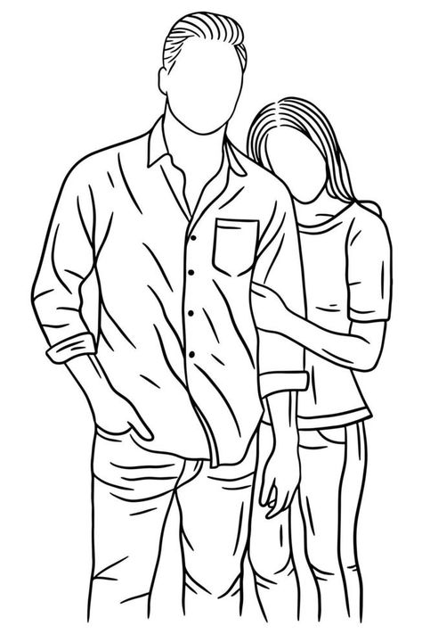 Couple Drawing Sketches, Couple Coloring Pages, Drawing Family, Romantic Boyfriend, Couple Boyfriend, Drawings For Boyfriend, Mexican Culture Art, Fashion Illustration Collage, Boyfriend And Girlfriend