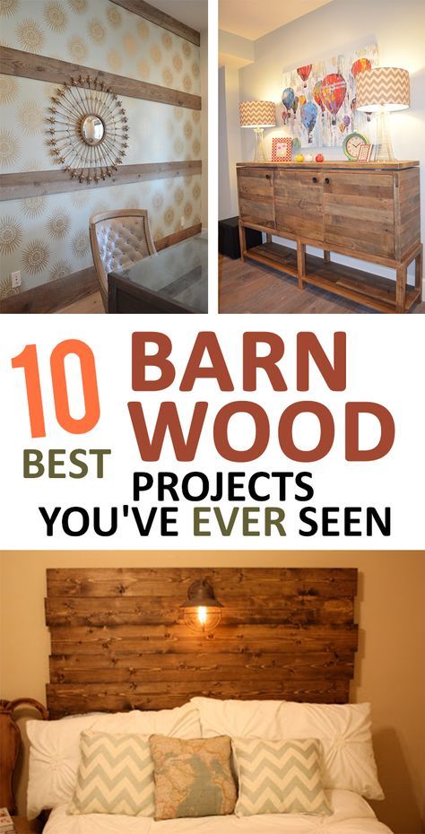 Amazing barn wood projects for your home. 2x4 Wood Projects, Diy Wood Bench, Barn Wood Projects, Barn Wood Crafts, Old Barn Wood, Upcycled Home Decor, Popular Woodworking, Wood Plans, Diy Garage