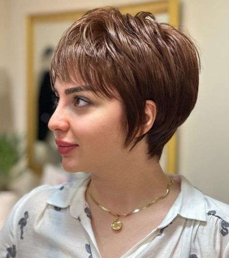 Elongated Layered Pixie for Straight Hair Long Top Pixie, Pixie For Straight Hair, Haircut With Long Bangs, Short Sides Long Top, Edgy Pixie Hairstyles, Shaved Pixie, Curly Undercut, Layered Pixie, Red Pixie