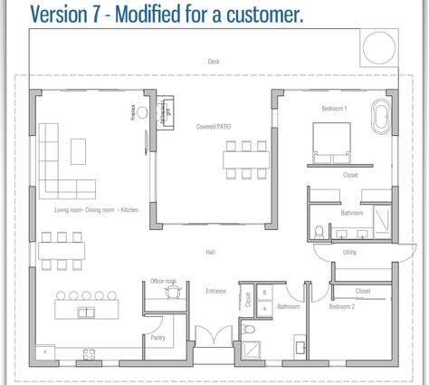 Loft Apartment Designs, Modern Wood House, U Shaped Houses, Cosy Cabin, Shape House, Barn House Interior, Apartment Designs, Ranch House Designs, Contemporary Cabin