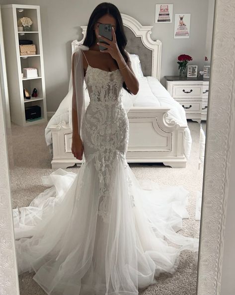 Beautiful Corset Wedding Dresses, Corset Wedding Dress With Straps, Mermaid Wedding Dress Corset, Corset Wedding Dress Mermaid, Wedding Dresses Long Train, Corset Mermaid Wedding Dress, Off Shoulder Wedding Dresses, Lace Corset Wedding Dress, Wedding Dress Long Train