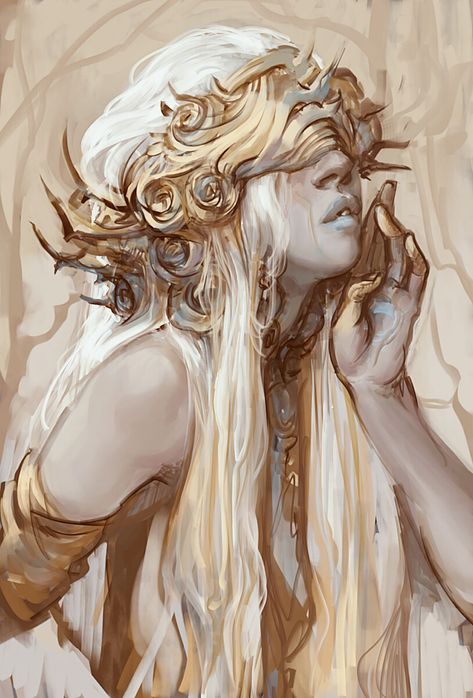 ArtStation - apr, exellero Dnd Cleric, Celestial Art, Dnd Art, Realistic Art, God Art, Dnd Characters, Character Portraits, Character Design Inspiration, Character Concept