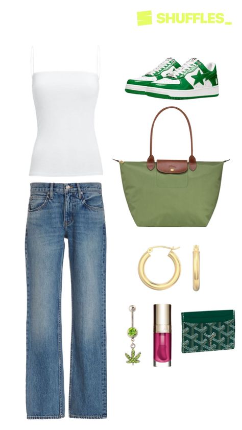 #monpremiershuffle #myfirstshuffle #vibes #beauty #outfitinspo #bapeshoes #bapestas #bapesta #green #longchamp Green Longchamp, Longchamp Bag Outfit, Longchamp Outfit, Bape Shoes, Longchamp Bag, Cloth Bags, Outfit Inspo, Green, Beauty