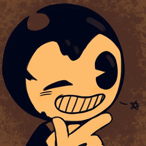 Bendy Pfp Icon, Bendy And The Ink Machine Pfp, Batim Pfp, Bendy Pfp, Batim Fanart, Bendy Art, Bendy Y Boris, Machine Image, Ink Demon