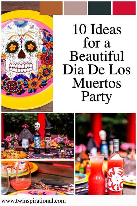 Dia De Los Muertos Drink Ideas, Dia De Muertos Food Ideas, Dia De Los Muertos Decorations Ideas Party, Day Of The Dead Celebration Ideas, Day Of The Dead Cocktails, Day Of The Dead Appetizers, Dia De Muertos Party Ideas, Dia De Los Muertos Food Ideas, Dia De Los Muertos Baby Shower Ideas