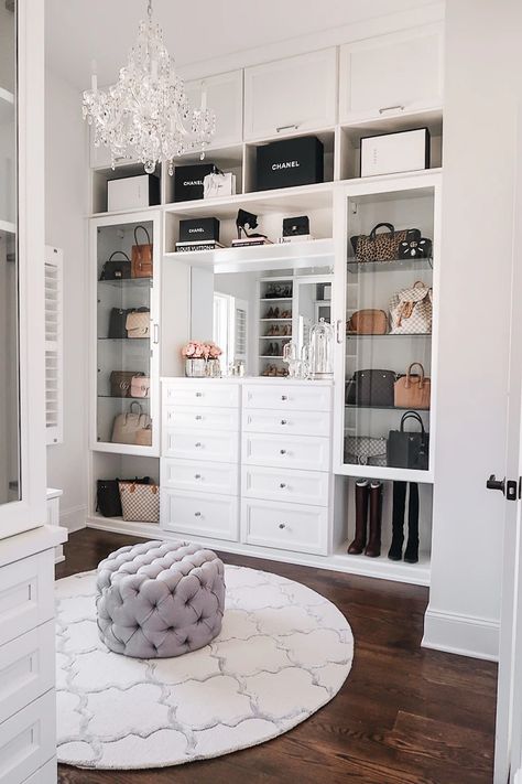 Small Master Closet, Master Closet Organization, Asma Kat, Dream Closet Design, Walk In Closet Design, Open Closet, California Closets, Closet Renovation, Wardrobe Room