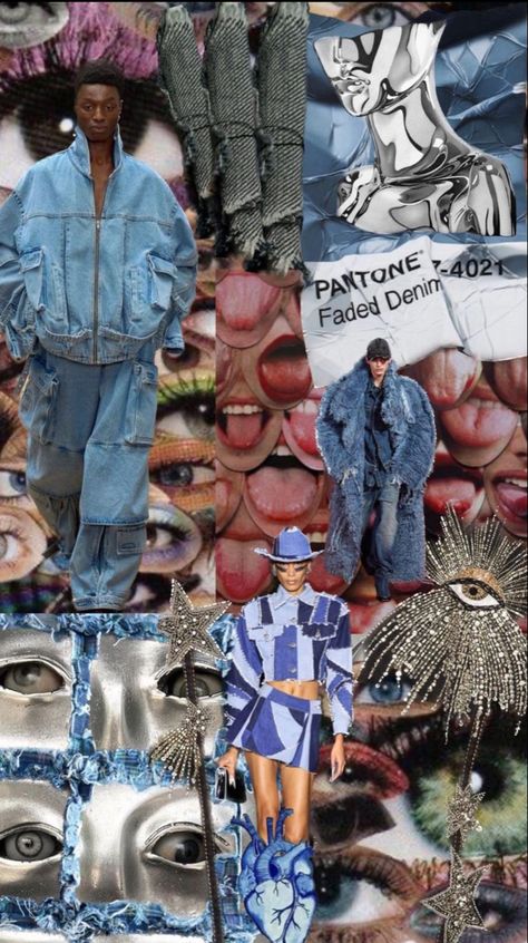 MOODBOARD Streetwear Moodboard Inspiration, Denim Moodboard, Everyday Motivation, Denim Party, Concept Board, Mood Board Inspiration, Denim Trends, Faded Denim, Camping Meals