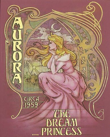 Nouveau Aurora Art Nouveau Disney, Fan Art Disney, Princes Disney, Disney Amor, Aurora Art, Animation Disney, Disney Princess Aurora, Disney Fanart, Images Disney