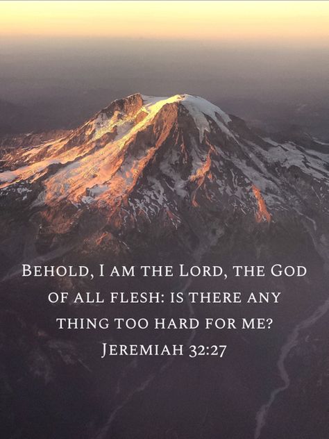 Behold I Am The Lord The God Of All Flesh, Jeremiah 32:27, Daily Bible Scriptures, Jeremiah 32, Motivational Bible Verses, Bible Verse Background, Christian Board, Jesus Return, Figure Dress