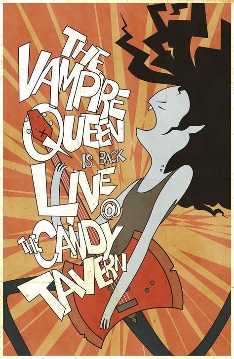 Adventure Time Poster, Witch Room, Marceline The Vampire Queen, Idee Cricut, Time Drawing, Vampire Queen, Image Film, Adventure Time Art, Arte Inspo