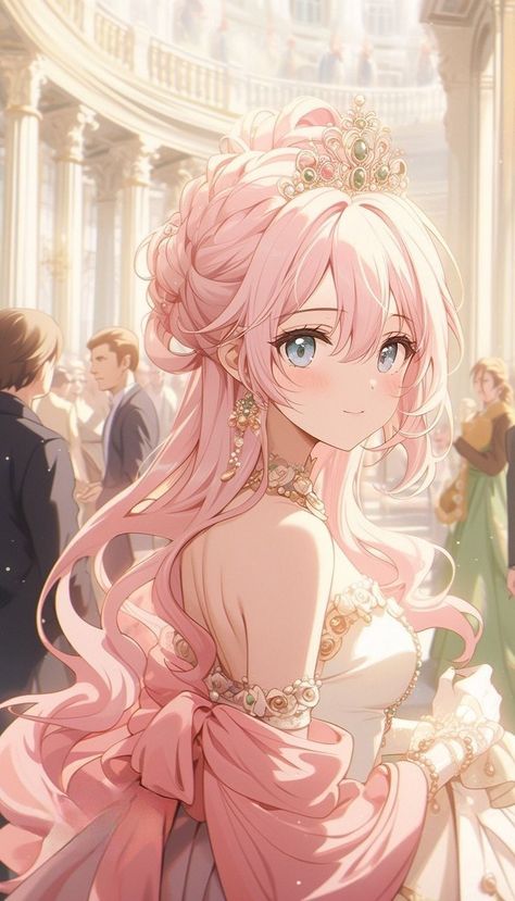 Dp Girl, Pelo Anime, Girl With Pink Hair, Queen Anime, Order Here, Princess Art, Anime Princess, Anime Character Drawing, Fanarts Anime