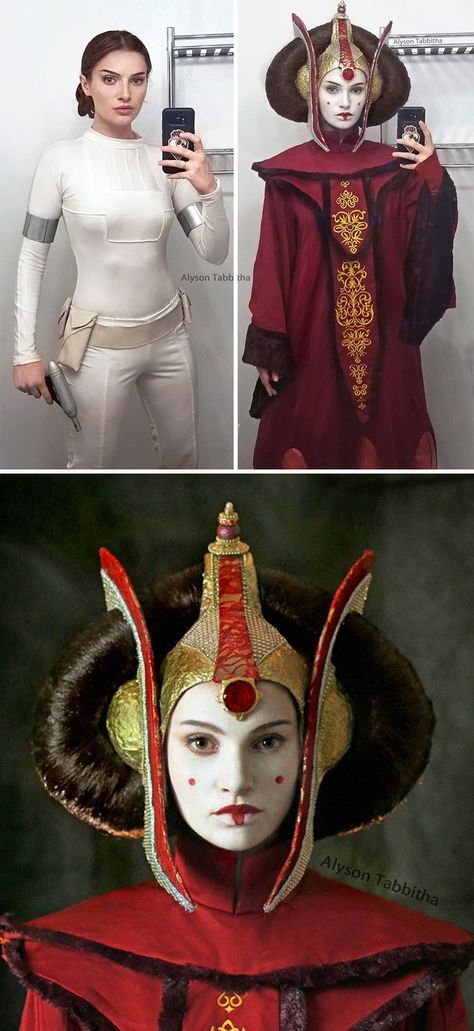 Mtv Aesthetic, Queen Amidala Costume, Alyson Tabbitha, Disfraz Star Wars, Futuristic Costume, Amidala Star Wars, Star Wars Halloween Costumes, Queen Amidala, Leia Star Wars