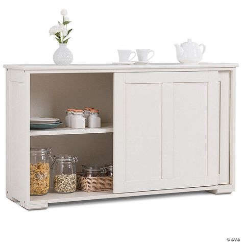 This is our kitchen storage cabinet, which is a perfect to fit your kitchen or dining room and provides you with a unmatched convenience. It features a big ... Sliding Door Pantry, Wooden Kitchen Storage, Wood Sliding Door, Organiser Cucina, Kitchen Storage Cabinet, Kitchen Cupboard Storage, Kitchen Furniture Storage, Cabinet Sideboard, Braun Design