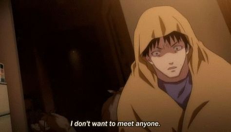 Imagen de anime, gif, and hikikomori Welcome To The Nhk, Girly Anime, Baka And Test, Welcome To The Game, Fandom Quotes, Spice And Wolf, Anime Head, Mr Robot, Kenma Kozume