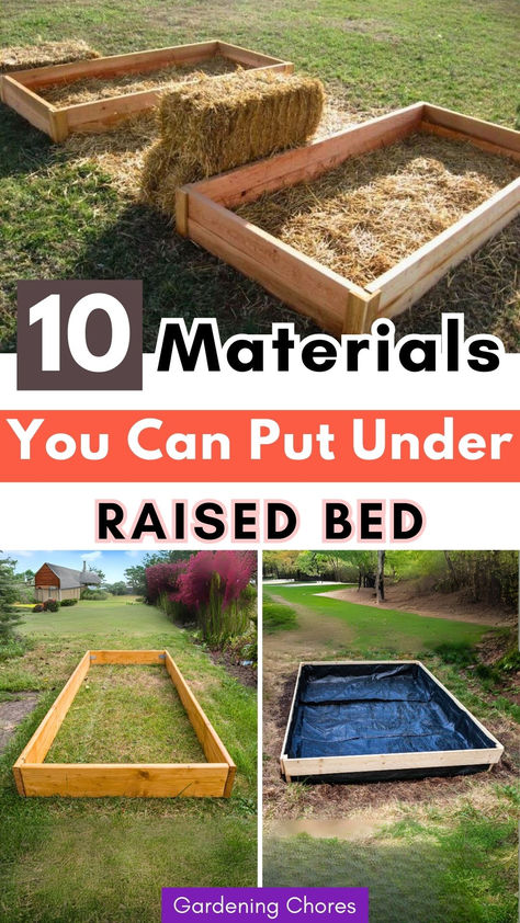 What Should I Put On The Bottom Of My Raised Bed? Raised Garden Bed Soil, Making Raised Beds, Kill Weeds, Vegetable Garden Planning, Pallets Garden, Water Retention, Clay Soil, Soil Improvement, Soil Health