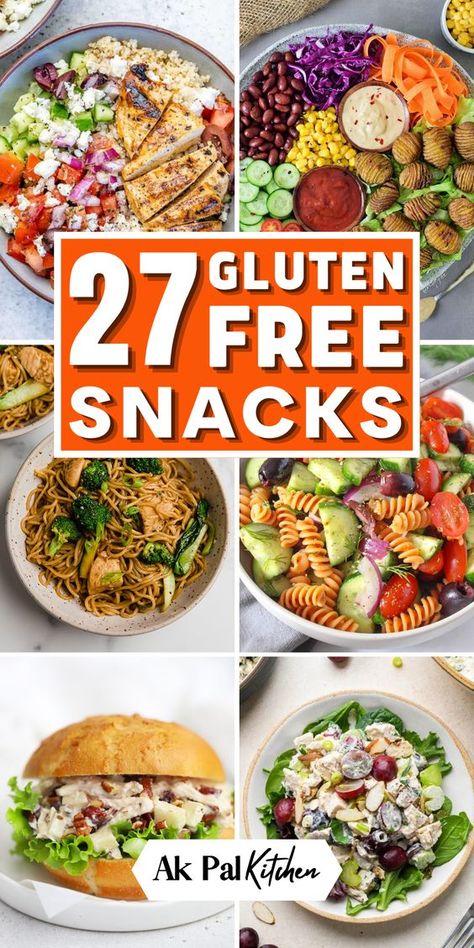 27 Gluten Free Snacks - Ak Pal Kitchen Gluten Free Foods For Diabetics, Gluten Free Snacks Ideas, Gluten Free Protein Snacks, Gluten Free Food Ideas, Healthy Gluten Free Snacks, Gluten Free Snack Recipes, Healthy Snacks Gluten Free, Kid Friendly Snacks, Gluten Free Buttermilk Pancakes