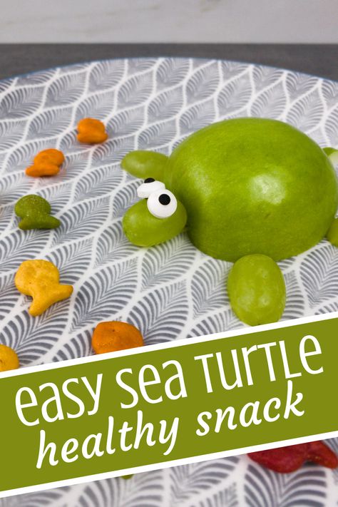 Fun kids snack ideas for home, kids snack ideas easy enough for anyone to make! These cute kids snacks make fun summer kids snacks. Cute Summer Snacks, Easy Kid Snacks, Summer Kids Snacks, Turtle Snacks, Birthday Party Appetizers, Food For Summer, Snack Ideas Easy, Kids Snack Ideas, Fish Crackers