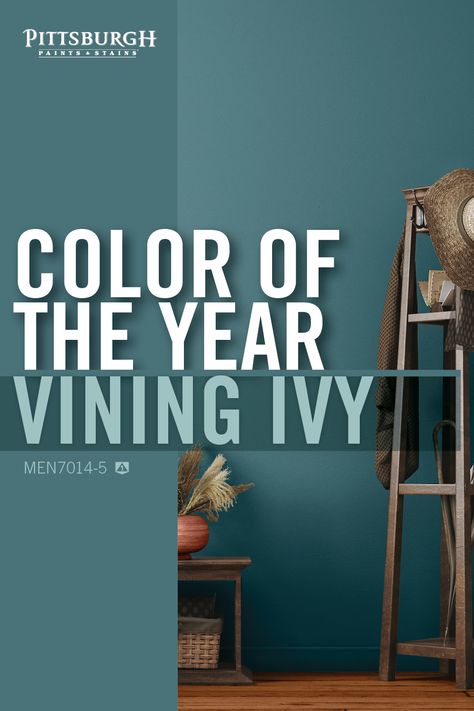 Vining Ivy Paint Color Bedroom, Interior Design Colors 2023, Vining Ivy Color Palette, Wall Color Ideas 2023, 2023 Interior Color Trends, Interior Trend Colours 2023, Interior Design Color Trend 2023, Wall Color Trends 2023, New Home Decor Trends 2023