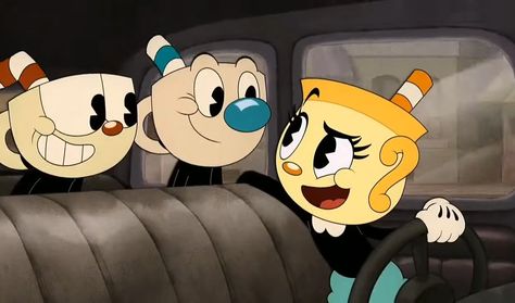 Cuphead And Chalice, Ms Chalice, Retro Animation, The Cuphead Show, Cuphead Show, Oswald The Lucky Rabbit, Rubber Hose, Lucky Rabbit, Deal With The Devil