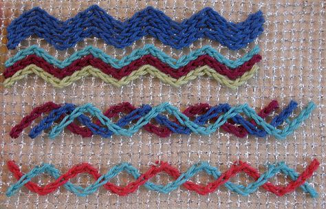 How to make surface chain stitch on anything. Surface Crochet Ideas, Surface Crochet, Crochet Base, Crochet Chain Stitch, Slip Stitch Crochet, Advanced Crochet, Crocheting Projects, Crochet Chain, Textile Projects