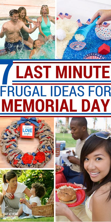 Not sure what to do this Memorial Day weekend? Check out these last minutes frugal ideas for Memorial Day weekend that your family will love. Memorial Day Party Food, Labor Day Food Ideas, Labor Day Food, Recipes For Drinks, Red White Blue Food, Blue Recipes, Party Food Recipes, Memorial Day Party, Frugal Wedding