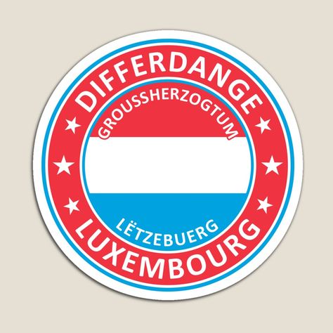 Get my art printed on awesome products. Support me at Redbubble #RBandME: https://www.redbubble.com/i/magnet/Differdange-Luxembourg-by-Alma-Studio/153892368.TBCTK?asc=u Luxembourg City, City Design, Luxembourg, Colorful Prints, My Art, Awesome Products, Magnets, Vibrant Colors, Flag