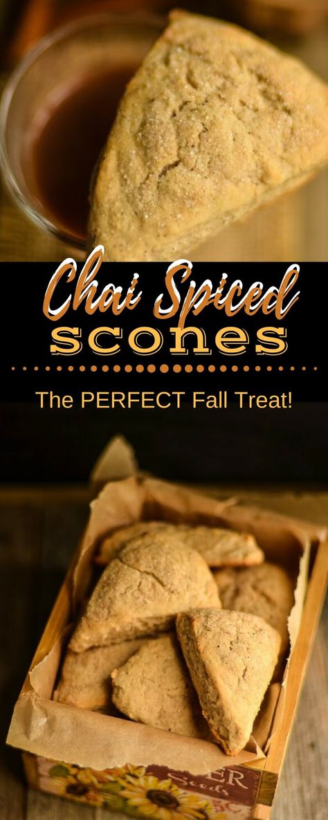 Spiced Scones, Baking Scones, Chai Recipe, Scones Recipe, Chai Spice, Chicken Slow Cooker Recipes, Scone Recipe, Challah, Breakfast Treats