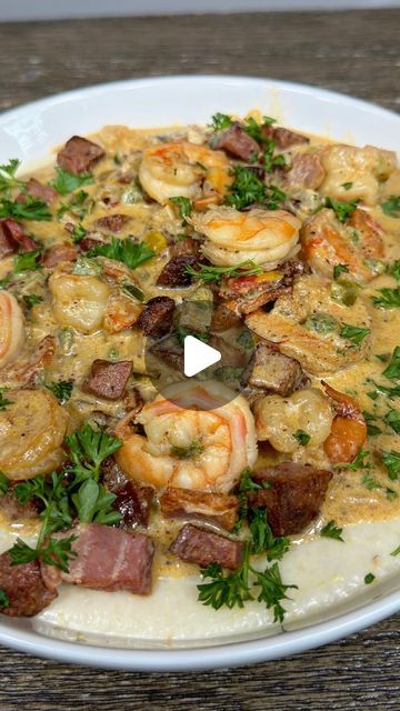 Chef Darius on Instagram: "🦐Southern Style Cajun Shrimp & Grits🦐 | Full Recipe Link In My Bio | @trufru Is The Perfect Sweet Snack To Balance It Out #trufrupartner #atlchefd" Cajun Shrimp And Grits, Shrimp Grits, Shrimp And Grits, Cajun Shrimp, Grits, Southern Style, Sweet Snacks, Breakfast Brunch, Chef