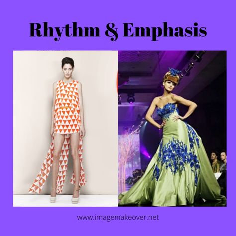 #BlogchatterA2Z : “P”- Principles of Design (A2Z of Image Management) – Imagemakeover Rhythm In Fashion Dresses, Emphasis Fashion Design, Principles Of Design Balance Dress, Emphasis Fashion, Principles Of Design Rhythm, Harmony Clothes, Rhythm Fashion, Rhythm In Design, Asymmetrical Balance