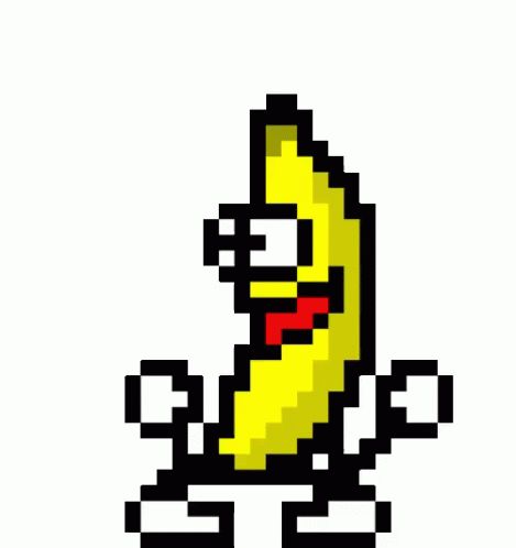 Banana Dance Dancing Banana GIF - BananaDance DancingBanana - Discover & Share GIFs Banana Dance, Pixel Gif, Peanut Butter Jelly Time, Cr7 Vs Messi, Gif Png, Arte Gif, Pixel Animation, Pixel Art Characters, Dancing Gif