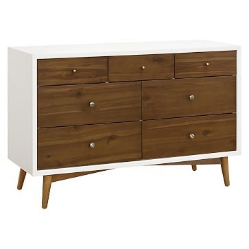 Babyletto Palma, Elegant Nursery, Walnut Dresser, 7 Drawer Dresser, Jack Jack, Kids Dressers, Wood Dresser, Convertible Crib, Double Dresser