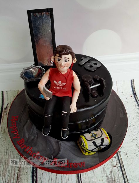 Body Builder Birthday cake , Dublin. Builder Birthday Cake, Artistic Cake, 18th Birthday Cake, Body Builder, 18th Birthday, Big Kids, Dublin, Kids Birthday, Birthday Cake