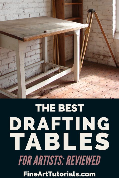 Experience the perfect blend of stability and versatility with our top picks for the best drafting tables for artists. These tables provide an adjustable workspace to accommodate a variety of creative needs. Whether sketching, painting, or drafting architectural plans, find your artistic flow with these ergonomic and spacious drafting tables. #ArtSupplies #DraftingTables #ArtistEssentials #CreativeSpace #ArtStudio #ArtDesks #BestDraftingTables #BestArtDesk Adjustable Drafting Table, Portable Drawing Table, Drafting Table Ideas, Diy Drafting Table, Artists Desk, Drafting Architectural, Antique Drafting Table, Vintage Drafting Table, Art Desks