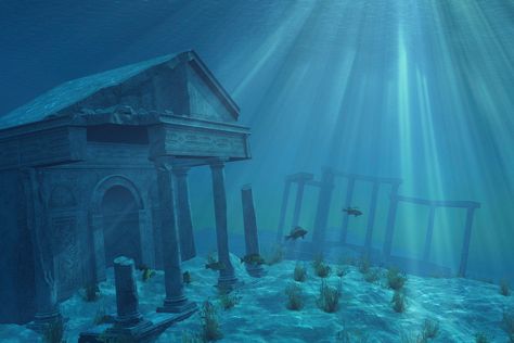 Six of the most notable theories about the lost civilization of Atlantis, one of the most enduring legends in history. Underwater Ruins, Lost Civilizations, Bronze Age Civilization, Lost City Of Atlantis, Desert Sahara, Underwater City, Archaeological Discoveries, Ancient Origins, Ancient City