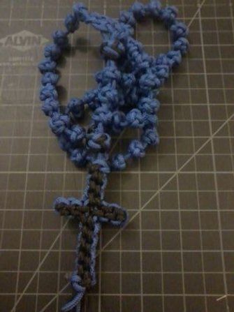 Ornate Paracord Rosary: 10 Steps Homemade Rosary, Paracord Charms, Celtic Triangle, Rosary Making, Knotted Rosary, Paracord Rosary, Cross Knot, Paracord Lanyard, Rosary Jewelry