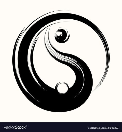 Yin And Yang Tattoo, Asian Icon, Jing Y Jang, Ying Yang Art, Tattoo Homme, Ying Yang Tattoo, Yang Tattoo, Yin Yang Designs, Yin Yang Art